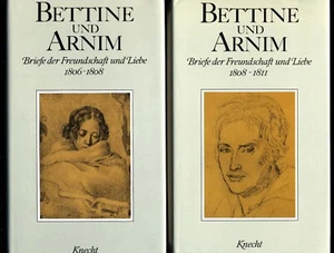 BETTINE UND ARNIM–Briefe 1806–1811★2 Bände mit SU★Knecht Verlag 1986/87★S. GUT++ - Bild 1 von 12