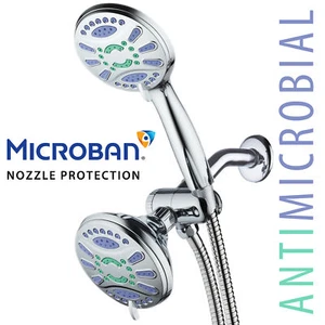 AquaStar Antimicrobial 48 Setting Shower Head Combo  - Picture 1 of 9