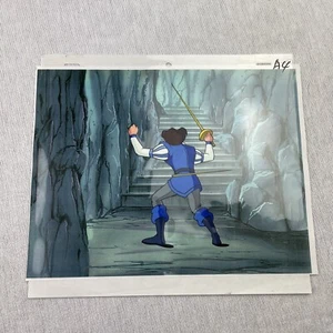 Golden Films Three Musketeers Hand Painted Cel with Drawings  - Picture 1 of 2