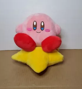 Nintendo Kirby Dream Land Riding Star Smiling 8" Stuffed Plush NEW WITH TAGS! - Picture 1 of 11