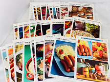 Betty Crocker 1971 Recipe Box Card Library Replacements Hurry Up Main Dishes