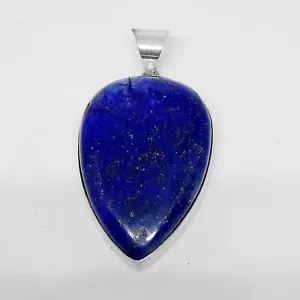 Lapislazuli Edelstein 925 Sterlingsilber Handarbeit Anhänger Schmuck 2 1/4 Zoll - Bild 1 von 6