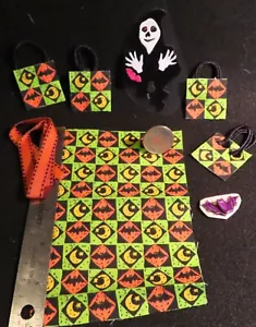 Halloween Mesa Tela Tratar Bolsas Ghoul Palo Fiesta Decoración COMO ESTÁ 1:12 Mini HN0151 - Imagen 1 de 3