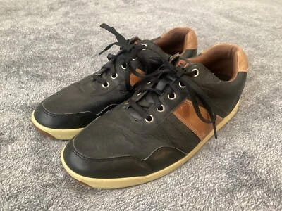 FootJoy FJ Contour Casual Black Taupe Brown Spikeless Golf Shoes 54316 Size 9 W - Image 1 of 4