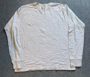 J Crew Knit Goods Shirt Womens XL White Long Sleeve Pullover Adult - Picture 1 of 7