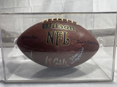 FIRMADO Wilson NFL Fútbol Súper GRIP (La firma no pudo ser autenticada) Foto 1 de 4
