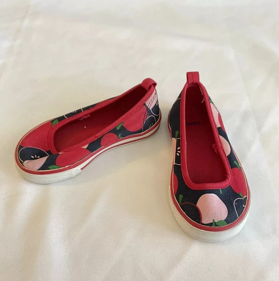 Zapatos Gymboree Prep School Niño Pequeño 7 Azul Marino Rojo Rosa Manzana Mary Janes Foto 1 de 3