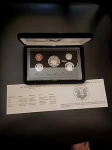 1992-S Silver Proof 5 Coin Set - Deluxe Silver Proof Set  - Picture 1 of 6