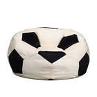  Sports Ball Kids Bean Bag Chair, Soccer Ball Plush, Soft Polyester, 2.5 feet