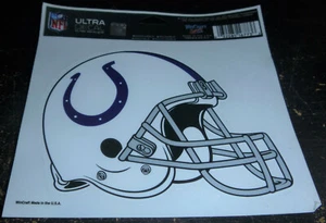 Indianapolis Colts NFL Novelties 5" Window Ultra Decal Helmet Shape Cut Logo - Picture 1 of 1