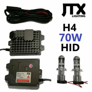 H4 Hi/Lo HID Kit 70W suits Land Range Rover Discovery Defender County 110 V8 - Picture 1 of 12