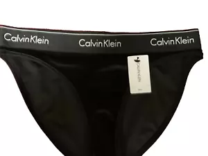Bikini donna Calvin Klein (PICCOLO) CAROSELLO velluto a costine nuovo con etichette QF5513 - 002 - Foto 1 di 9