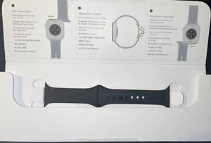 Apple Watch Sport Band -Space Black Stainless Steel Pin-Fits ANY Apple watch NIB - Zdjęcie 1 z 2