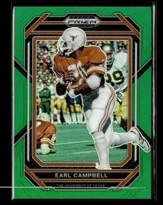 2023 Panini Prizm Draft Picks - Prizms Green - #36 Earl Campbell - Picture 1 of 2