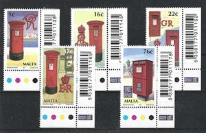 Malta  1314 - 18  Briefkästen   **  (mnh) - Picture 1 of 1