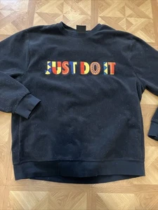 Nike Just Do It Fiesta Pullover Fleece Sweatshirt CW1678-673 Gr. M - Bild 1 von 6