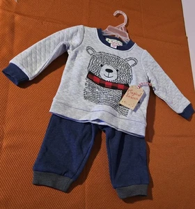 Teddybär Sweatshirt & Hose Set Kleinkind 9 bis 12 Monate - Bild 1 von 4