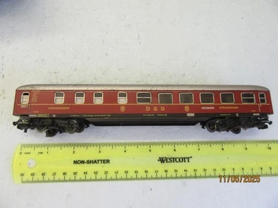 HO - Marklin 346/2 Vintage Metal Dining Car "DSG" - Image 1 of 4