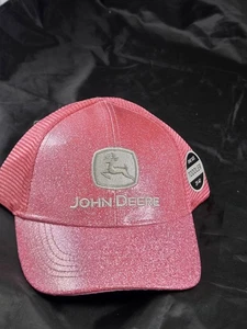 Genuine John Deere New With Tags Pink Princess Toddler Sparkling Cap. - Picture 1 of 10