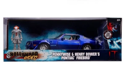 Jada 1/24 Hollywood -IT Capitolo 2 - 1977 Pontiac Firebird Con PENNYWISE 31118 - Immagine 1 di 4