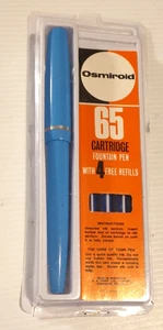 OSMIROID 65 Vintage Cartridge Fountain Pen with 4 Refill Cartridges + Packaging. - Picture 1 of 5