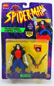 Marvel Spider-Man Animated Series Morbius Action Figure ToyBiz NIP 1995 - Picture 1 of 8