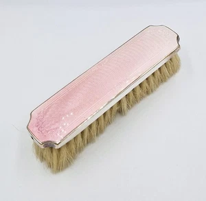 ART DECO SUNBURST GUILLOCHE ENAMEL CLOTHES BRUSH c1930 - Picture 1 of 6