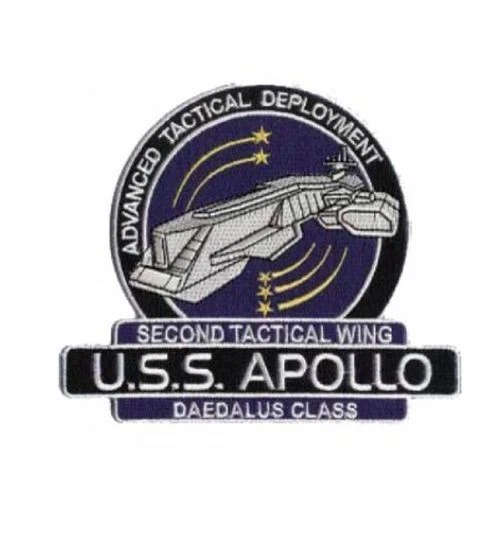 Stargate atlantis ecusson USS Apollo Daedalus Class replica patch - Photo 1/1