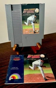 Roger Clemens' MVP Baseball NES Game Cartridge, Manual 1991 Tested Works - Picture 1 of 3