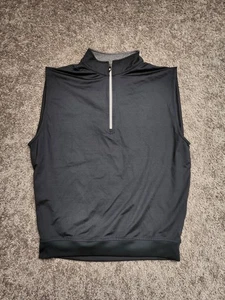 FootJoy Golf Vest Mens Medium Sleeveless 1/2 Zip Pullover Athletic Performance - Picture 1 of 7
