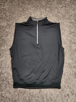 FootJoy Golf Vest Mens Medium Sleeveless 1/2 Zip Pullover Athletic Performance - Image 1 of 4