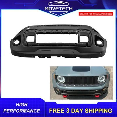 Cubierta de parachoques inferior delantera fascia para Jeep Renegade Trailhawk 2015-2018 5XB55LXHAA Foto 1 de 4