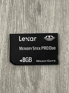 Lexar 8Gb Memory Stick Pro Duo Magic Gate Memory Card - Picture 1 of 1