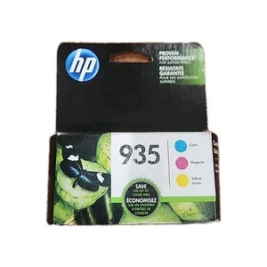 HP 935 3er Pack Cyan/Magenta/Gelb Original Tintenpatronen EXP 01/2020 - Bild 1 von 2
