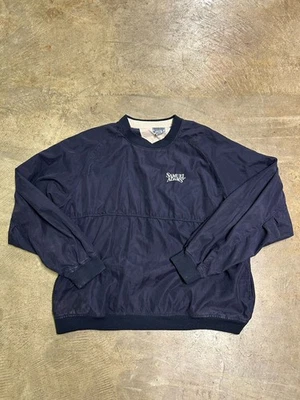 Y2k Azul Marino Samuel Adam’s Pullover Hombre’s Talla L Foto 1 de 4