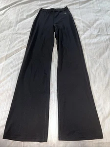 Gymshark Leggings Women’s SZ Small Tall Black Crossover Flared Athleisure B4A6Q - Picture 1 of 18