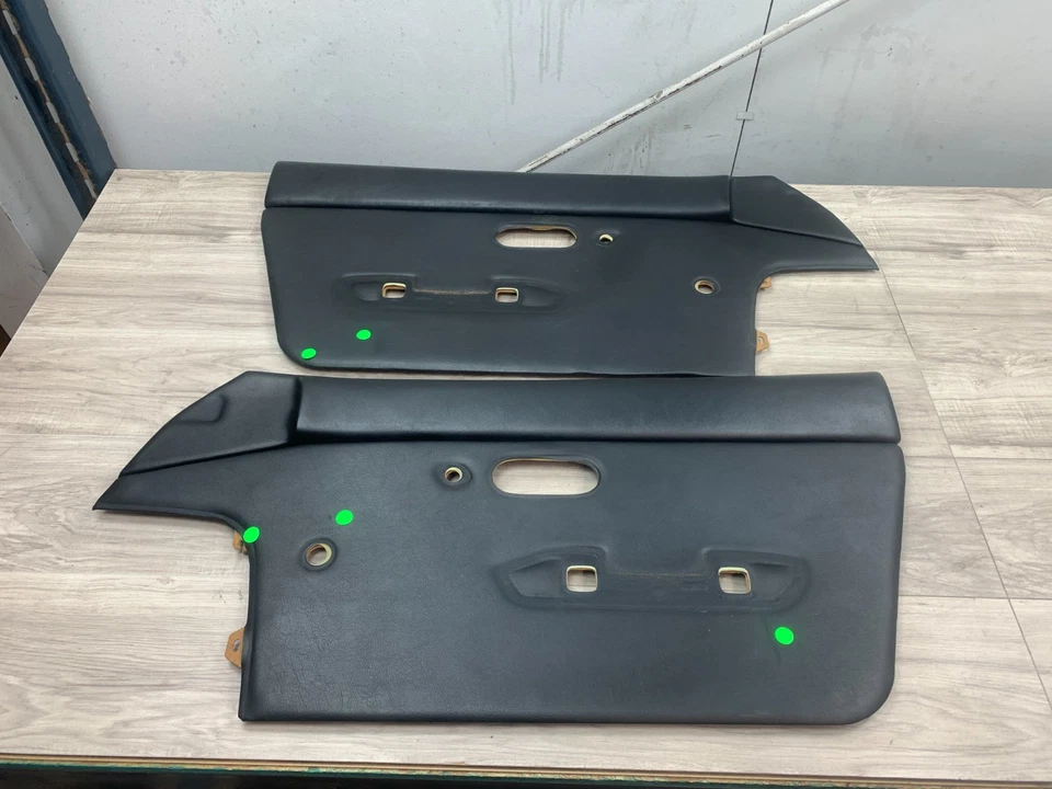 Mazda Miata 1990-1997 OEM panel de tarjeta de puerta negro conductor pasajero conjunto NA *LEER* Foto 1 de 4