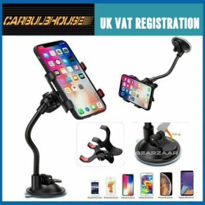 GEARZAAR In Car Phone Holder 360° Rotatable iPhone Mobile Phone Suction Universal Mount