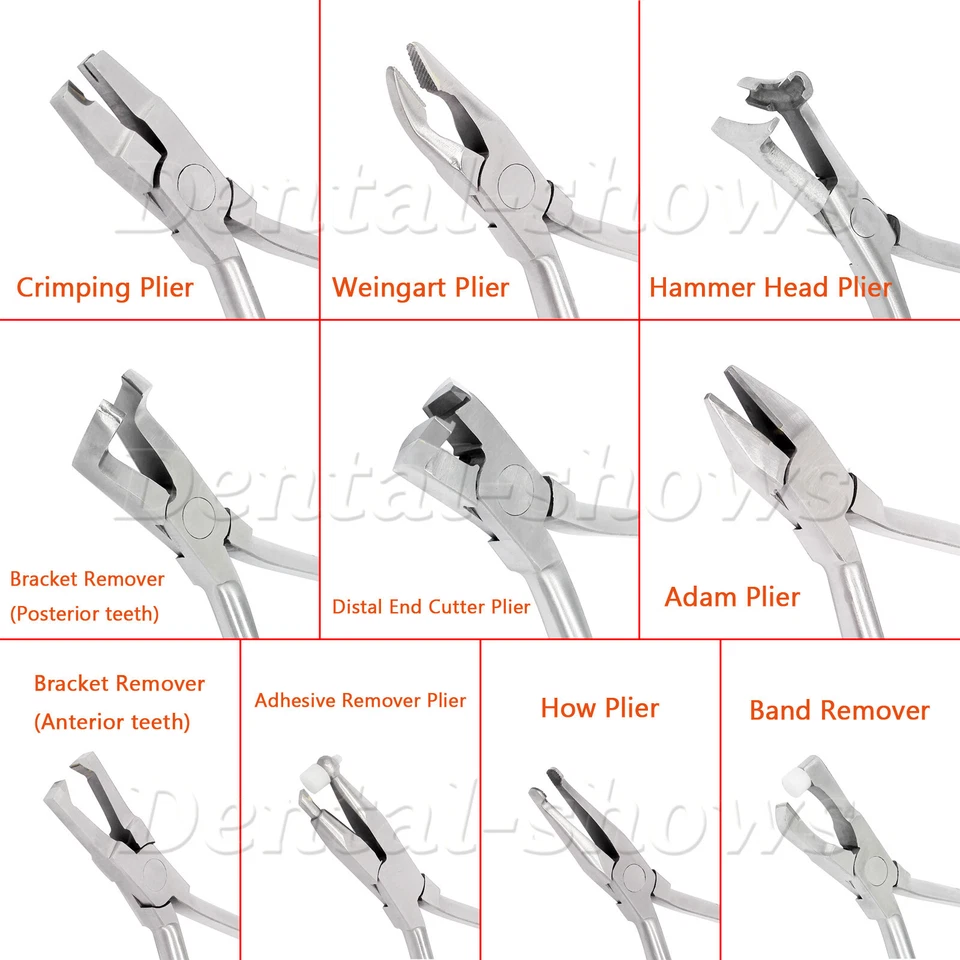 Ortho Tooth Braces Pliers Surgical Orthodontic Pliers Dental Instruments Tools - Image 1 of 1