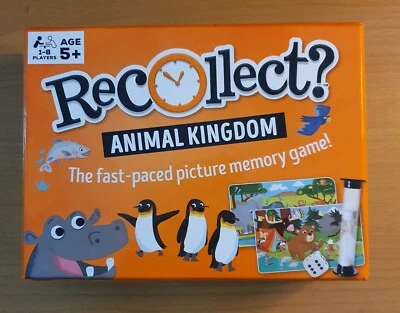 Hinkler Recollect Animal Kingdom Memory Picture Card Kids Game - Image 1 of 3