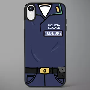 Cover cellulare personalizzata, custodia telefono mestiere polizia locale nome - Imagen 1 de 1