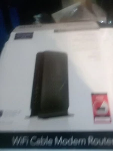 Netgear N600 WiFi Cable Modem Router 802.11n Dual Band Gigabit Model C3700 - Afbeelding 1 van 6