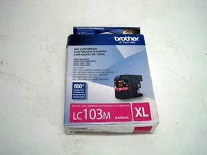 NEW & SEALED GENUINE - BROTHER LC103M XL MAGENTA INK CARTRIDGE EXP 2019 - Picture 1 of 2