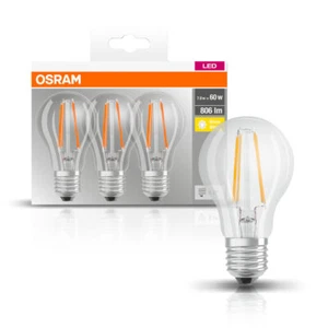 3 x Osram LED Filament Leuchtmittel Birnen Kerzen Tropfen E14/E27 warm neutral - Bild 1 von 71