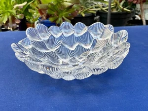 ROYAL COPENHAGEN Denmark Per Lutkin CRYSTAL Musling Mussel BOWL - Picture 1 of 5