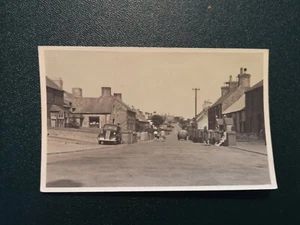 Postcard Anglesey, Pen Dre Street, Newborough, real picture early 1900's. - Picture 1 of 2
