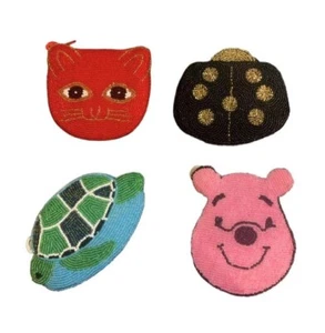 Neue handgefertigte Katze, Marienkäfer, Winnie the Puuh, Schildkrötendesign Perlentasche - Bild 1 von 15