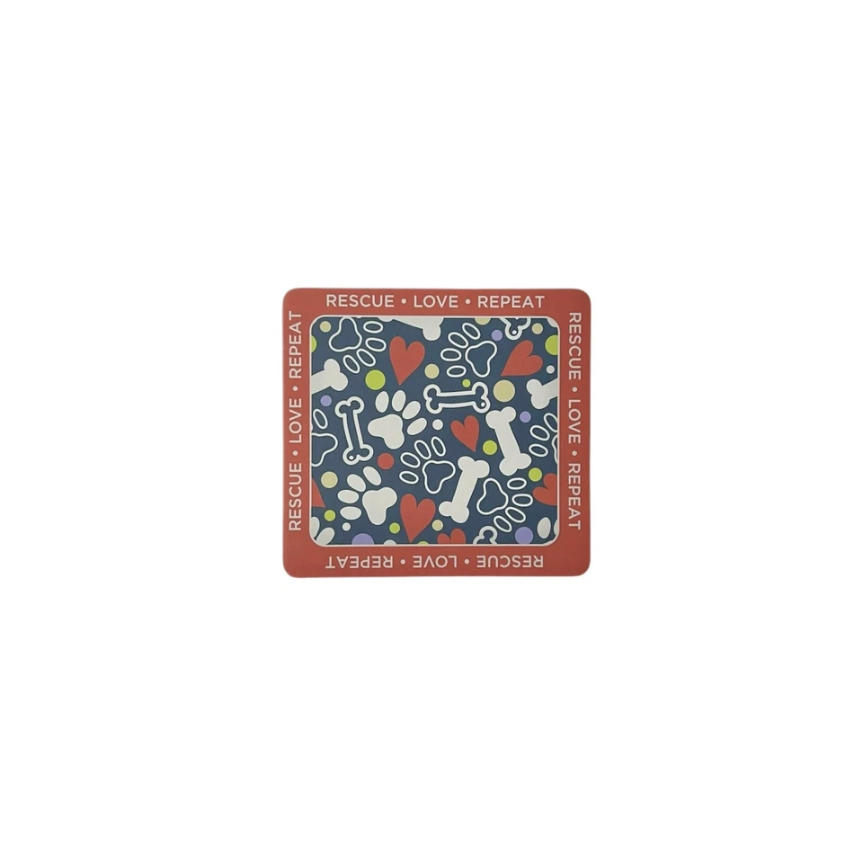 Montaña rusa multicolor roja repetición amor rescate animal global SPCA International Foto 1 de 1