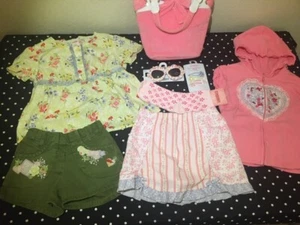 Vtg Gymboree Love Is In The Air skort jacket top 9 purse hair sunglasses socks - Picture 1 of 9