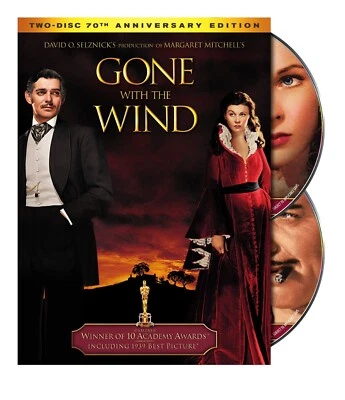 Gone With the Wind DVD 2009 2-Disc Set 70th Anniversary Edition Brand New Sealed - Image 1 of 4